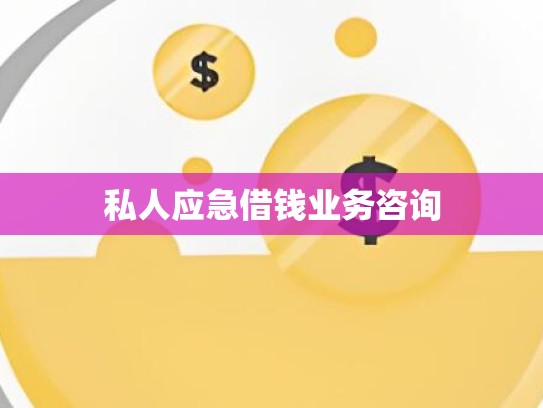 私人应急借钱业务咨询